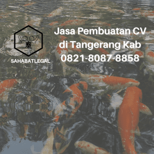 Jasa pembuatan CV Tangerang Kabupaten
