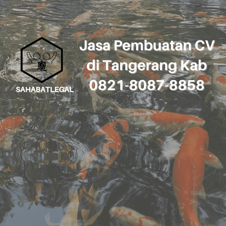 Jasa pembuatan CV Tangerang Kabupaten