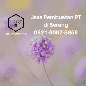 Jasa pembuatan PT Serang