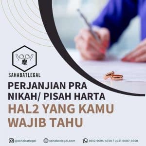 perjanjian pra nikah