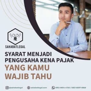 pengusaha kena pajak adalah