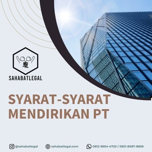 syarat mendirikan pt