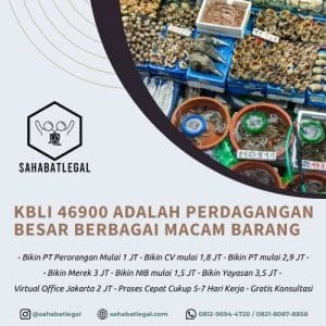 KBLI 46900 Adalah Perdagangan Besar Berbagai Macam Barang