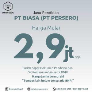 jasa pendirian pt