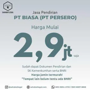 jasa pendirian pt