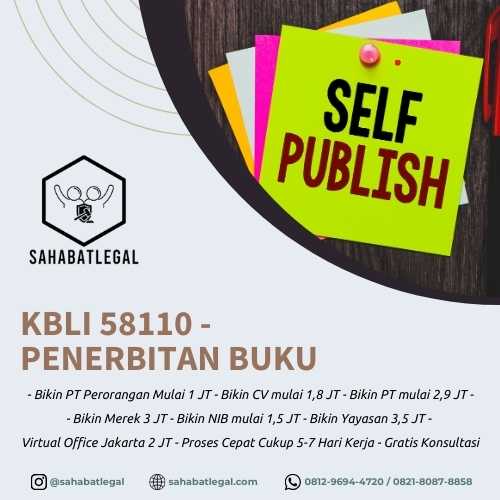 KBLI 58110 adalah Penerbitan Buku