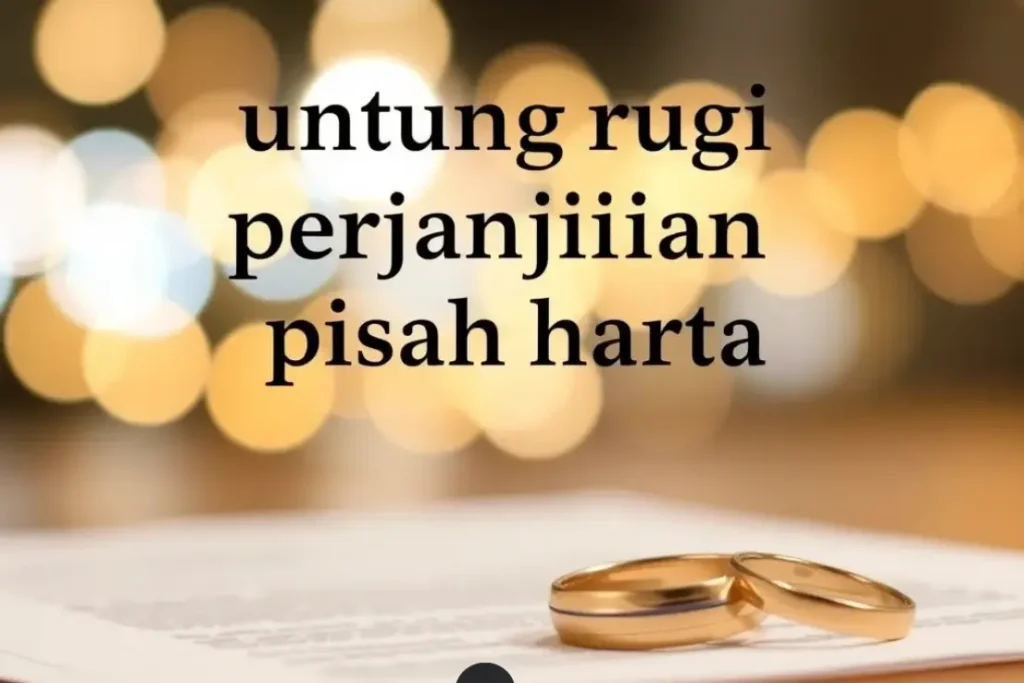 Untung Rugi Perjanjian Pisah Harta