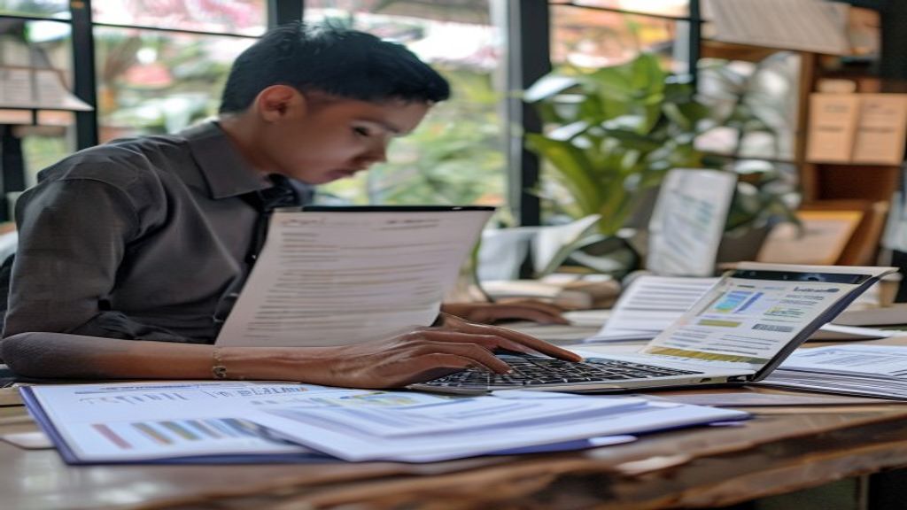 Ilustrasi pengurusan NIB OSS untuk legalitas usaha melalui sistem perizinan online Indonesia